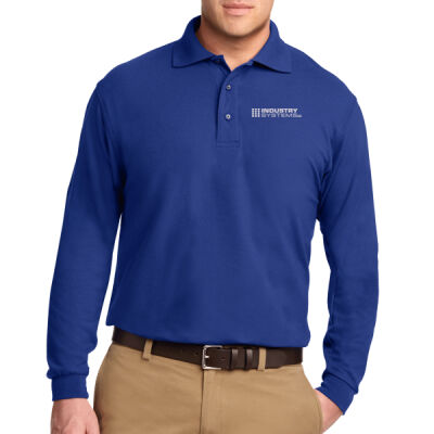 Industry Systems - Silk Touch™ Long Sleeve Polo Thumbnail
